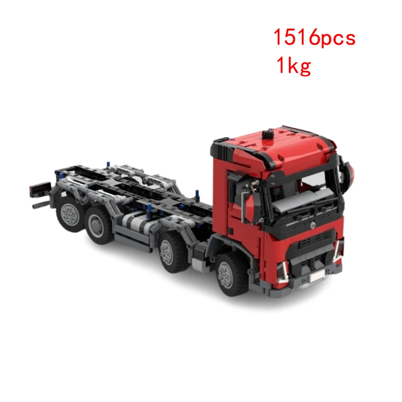 In stock: MOC-137767 78655 Medium Truck with Lift Arm Dump Truck Small Particle Assembling Building Blocks Model Toy Gift