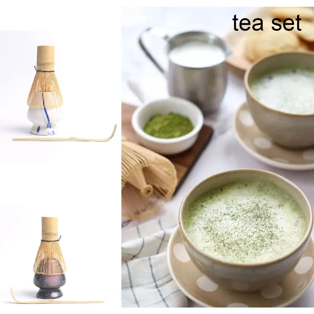 1 Set Matcha Set Beautiful Japanese Tea Cooking Tools Convenient ple Comfortable Tea Accessories for Powder Mixing Use