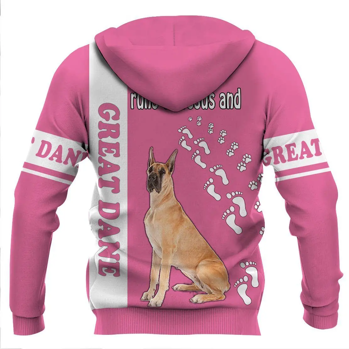 Great Dane/Pug/Dachshund/Husky Sibir 3D All Over Printed Hoodies Women For Men Pullovers Street Tracksuit Love Dog Gift