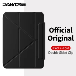 For iPad Air 5 2024 Air 6 11 iPad Pro 11 12.9 13 10 Gen 10.5 10.2 9th 8th 6th 5th 9.7 inch Y Fold Smart Case with Pen Holder
