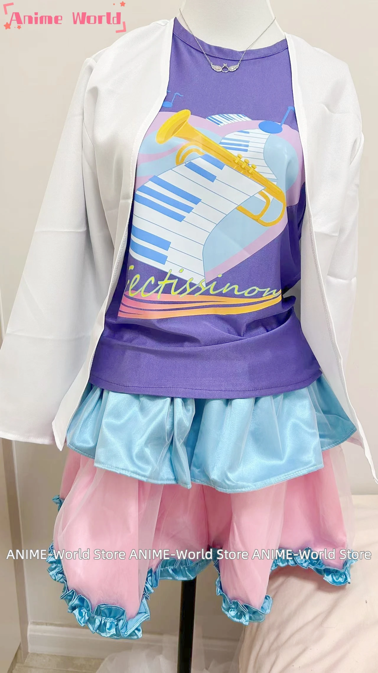 BanG Dream 7th☆LIVE RAISE A SUILEN RAS Nyubara Reona PAREO New Edition Cosplay Costume