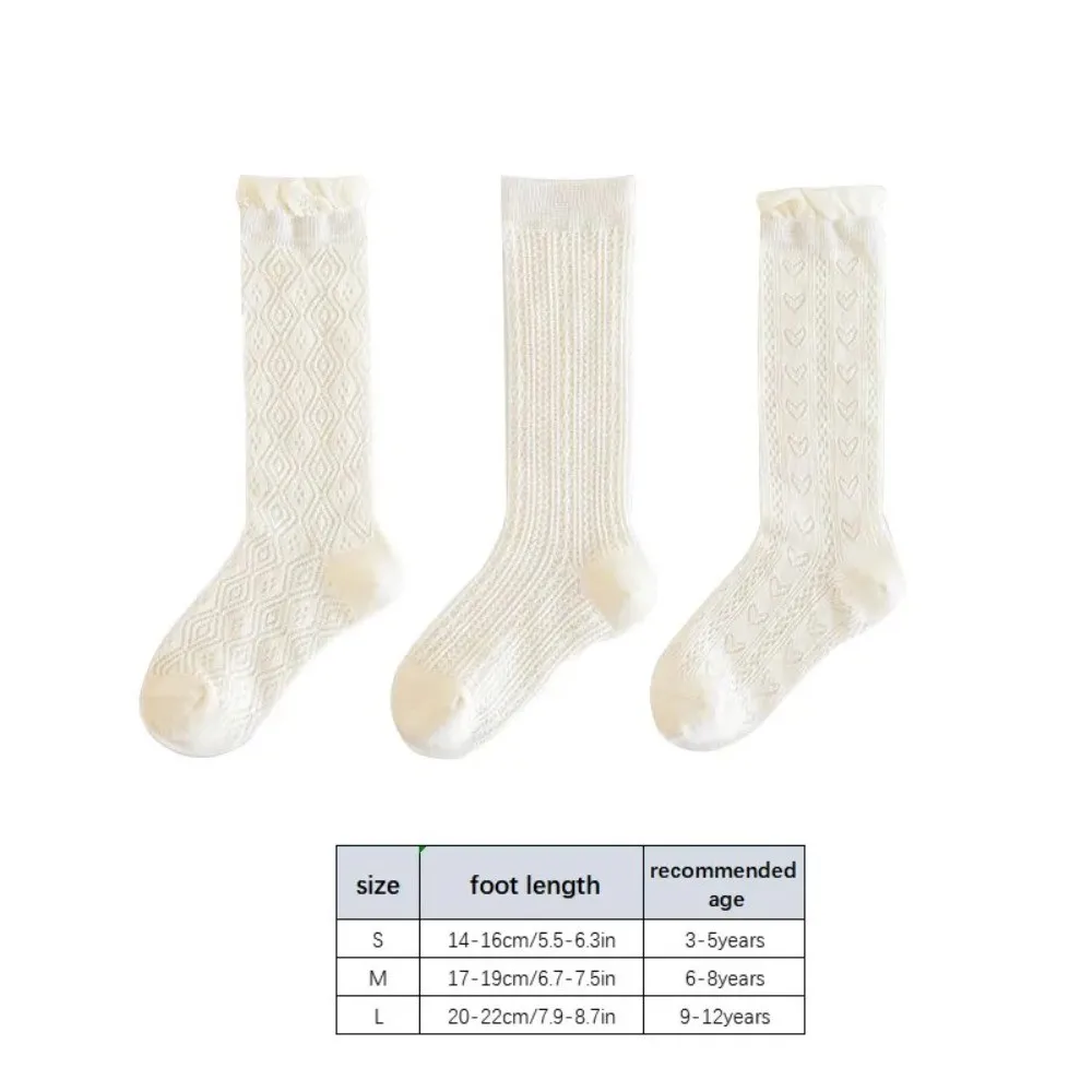 

Summer 1-12Y Kids Girls Mid-tube Socks Children Girl Knee High Thin White Lace Princess Socks Babys Girls Stockings Cotton Socks