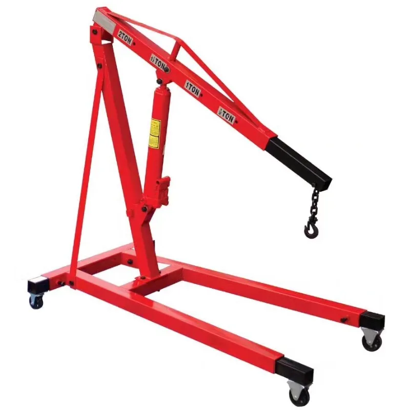 Folding crane Hydraulic car engine Hanger engine Lifting crane 2 tons crane jack