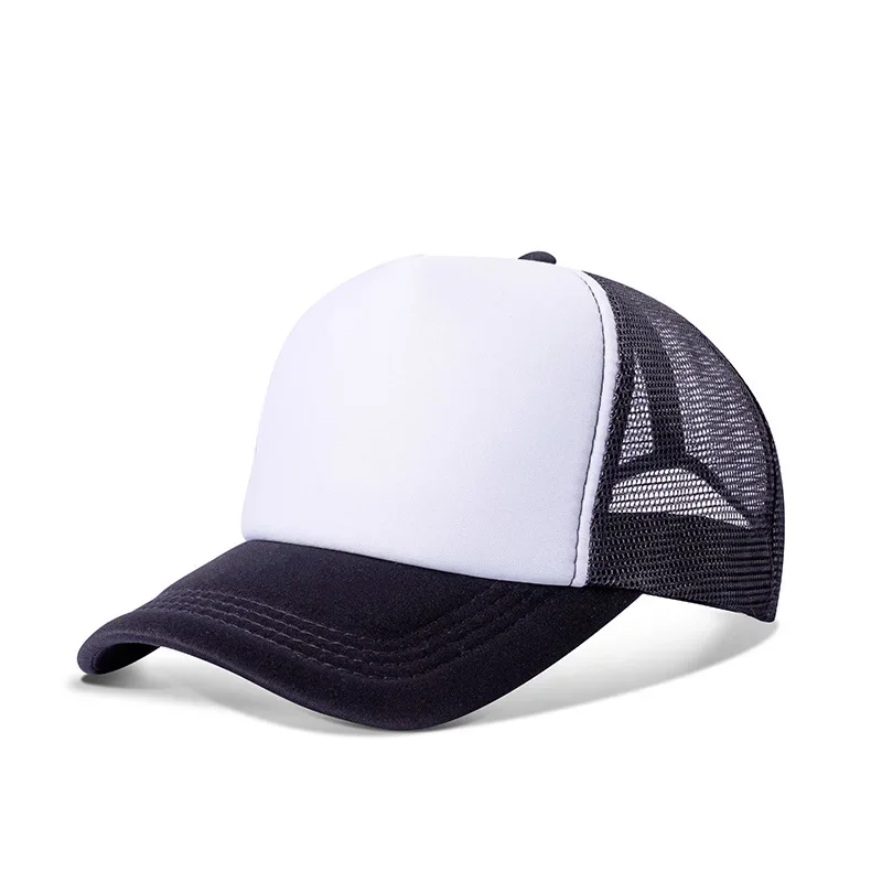 5 unids/lote sublimación multicolor gorras de béisbol para adultos sombreros en blanco para la escuela Camping al aire libre y uso deportivo