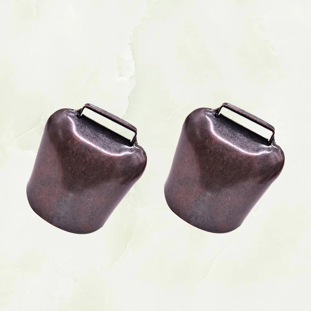 2 Pcs Cow Bell DIY Hanging Sheep Pendant Decor Doorbell Animal Farming Accessories