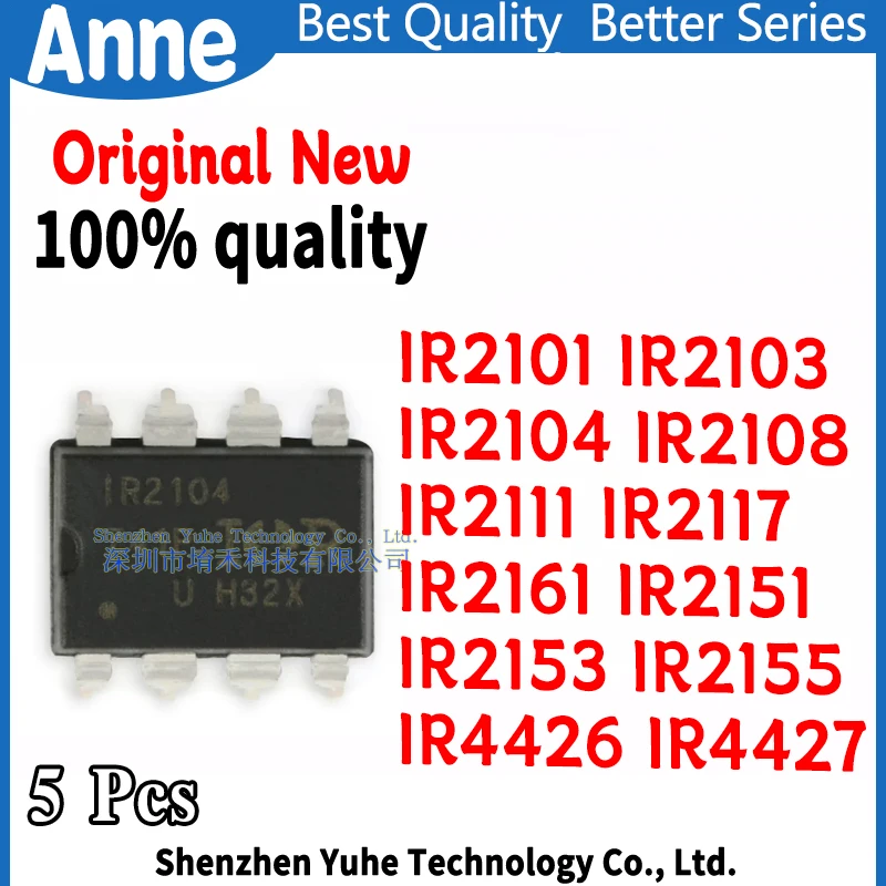 (5piece)100% New IR2101 IR2103 IR2104 IR2108 IR2111 IR2117 IR2161 IR2151 IR2153 IR2155 IR4426 IR4427 PBF DIP-8 Chipset