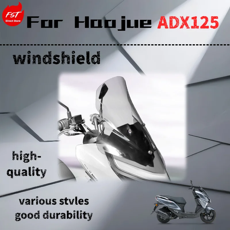 Haojue ADX125 front windshield modification transparent rain shield windshield accessories