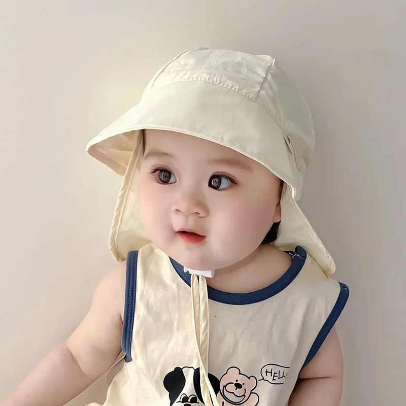 Quick-drying Baby Bucket Hats For Toddler Wide Brim Beach UV Protection Sun Hat Boys Girls Outdoor Essential Sunscreen Cap