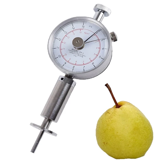 

Pointer Fruit Sclerometer GY-1 Analog Portable Hardness Tester of Pears Oranges Fruit Penetrometer