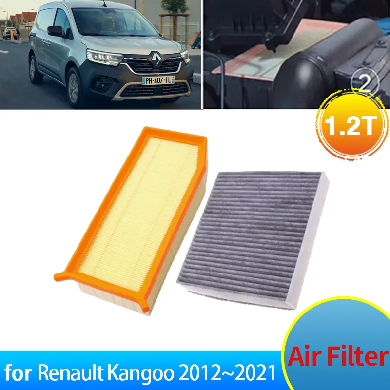 1.2T Air Filter for Renault Kangoo 2012~2021 NV250 2020 2019 2018 2016 2015 Car Accessorie Intake Engine Conditioner Filter Grid