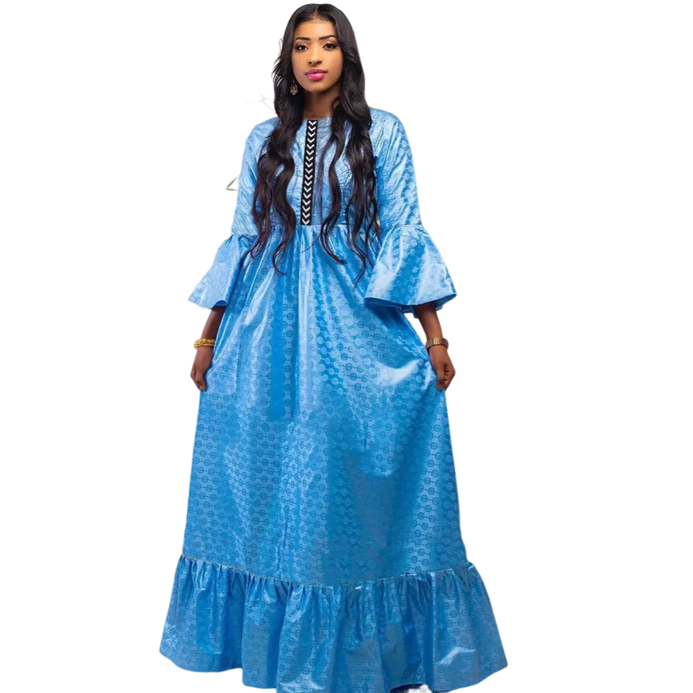 

African Bazan Style Custom New Robe Print Elegant Classic Plus Size Fit Four Seasons Fashion Launch Gown