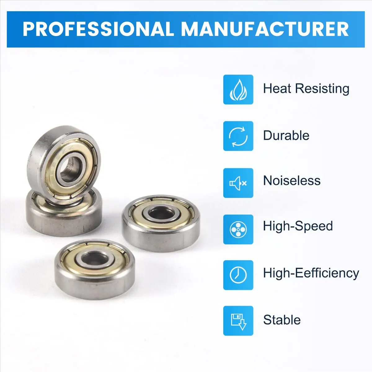 & AT27   10x ball bearing Deep groove ball 625- quality 5mm
