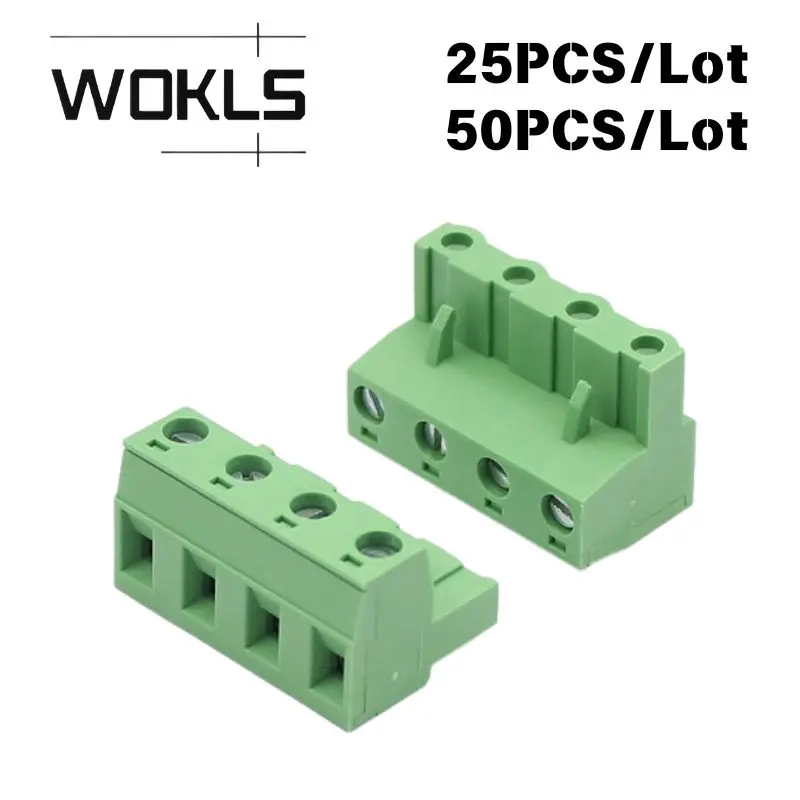 2EDGK GMSTB2.5-ST BLZ7.62/180 7.62mm Pitch Plug-in Separable Mating Terminal Block Plug PCB Electrical Wiring Connector