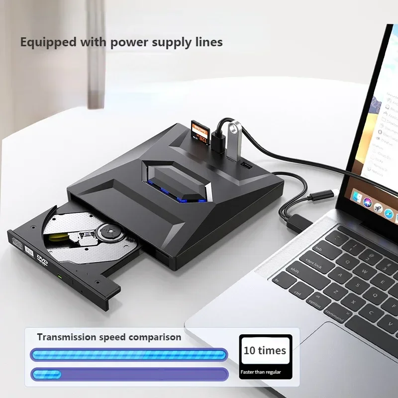 USB 3.0Type C Externe CD DVD RW Optische Drive DVD Brander DVD Schrijver Super Drive Voor Laptop Notebook