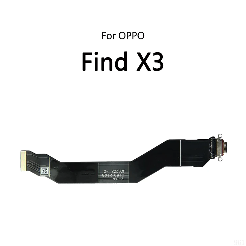 USB Charge Dock Port Socket Jack Plug Connector Flex Cable For OPPO Find X X2 Lite X3 Pro Charging Board Module