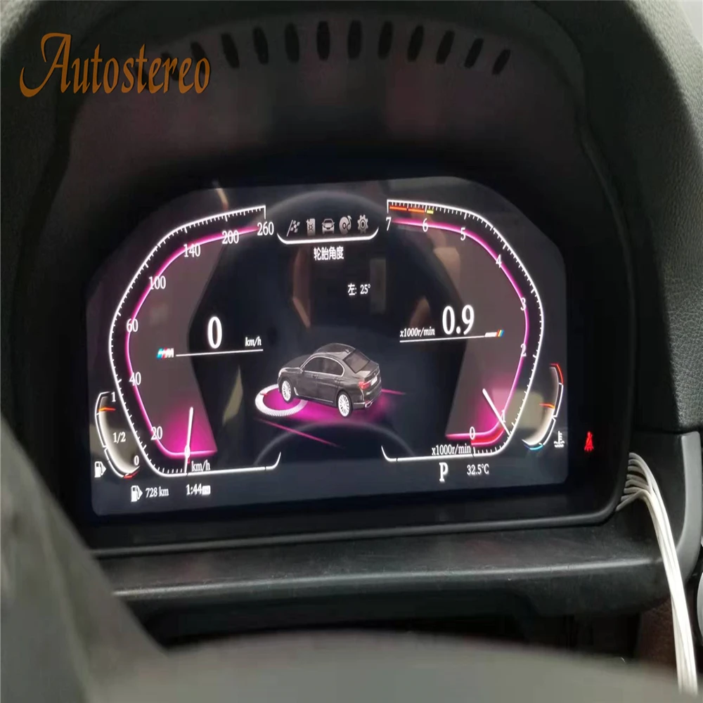 LCD Linux Car Instrument Dashboard Display Instrument Cluster For BMW F10 F11 F18 F15 F16 F25 F26 Car LCD Display Screen Linux