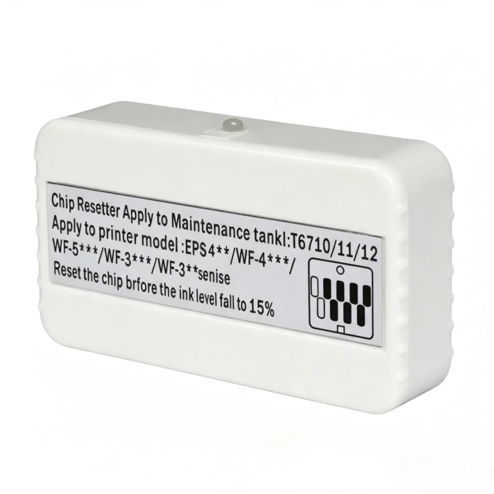 T6712 Waste‑Ink Tank Chip Resetter Decoder For Epson Workforce Pro WF‑R8590 Inkjet Printer Maintenance Accessory