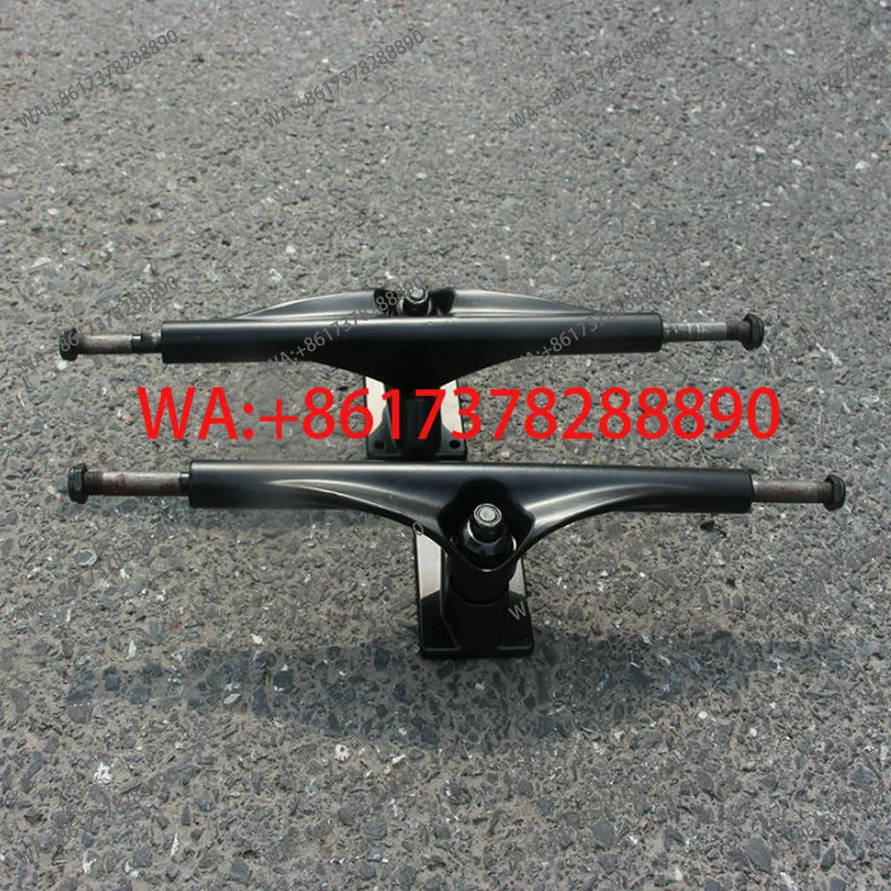 

10.5inch longboard truck skateboard bridge 2pcs black silver big trucks longboard bridge