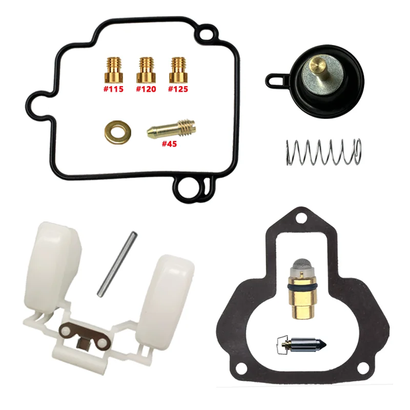 YAMAHA RAPTOR  YFM350FW YFM YFM350ER/YFM350U YFM400M-FW ATV Carburetor Repair Kit with Float & Diaphragm Set Parts