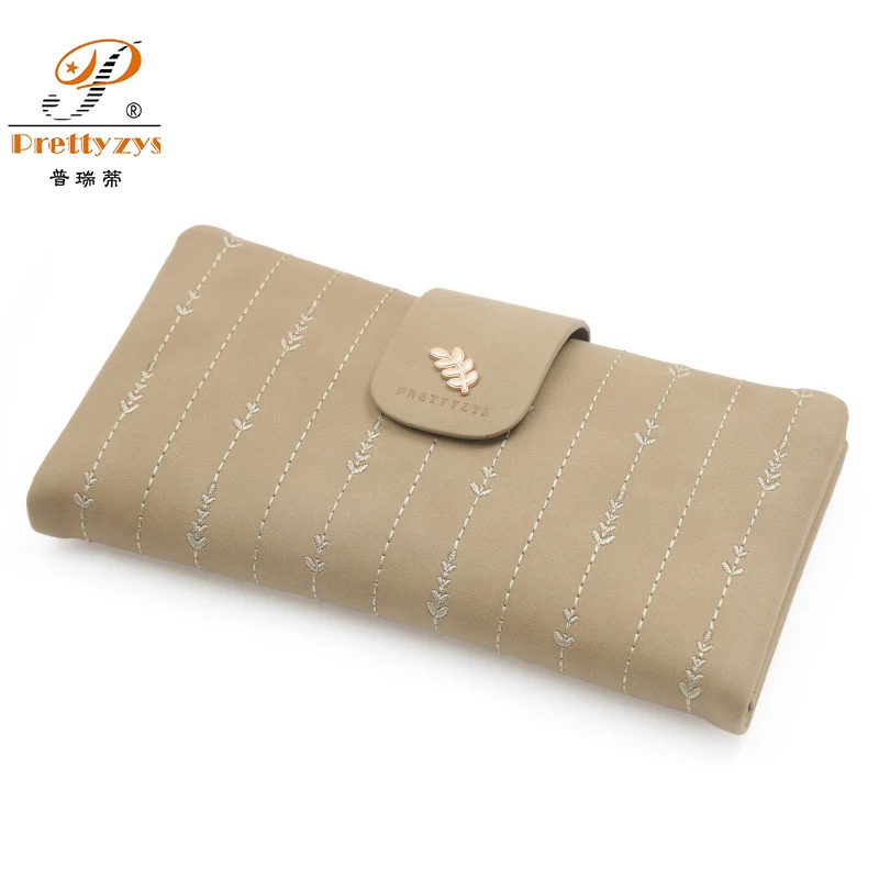 New Women's Wallets Print Long Wallet For Woman Simple Coin Purse Ladies Two Fold Wallet Female PU Leather Card Holder