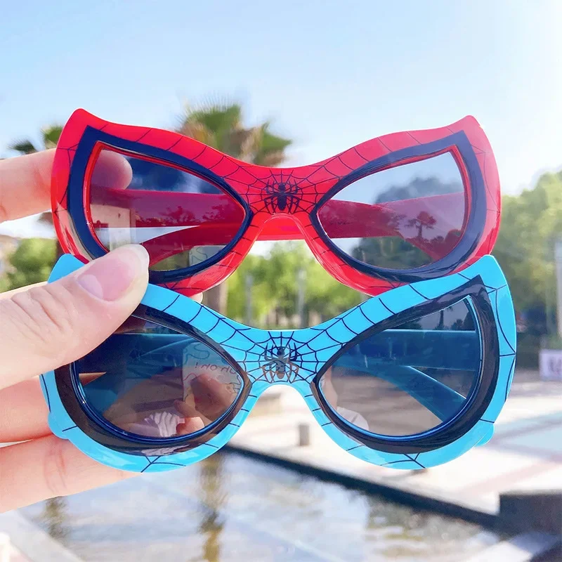 Kids Spider Sunglasses Boy Girl Cat Eye Polarized Flexible Sun Glasses UV400 Anti UVA UVB Sunshades Outdoor Goggles