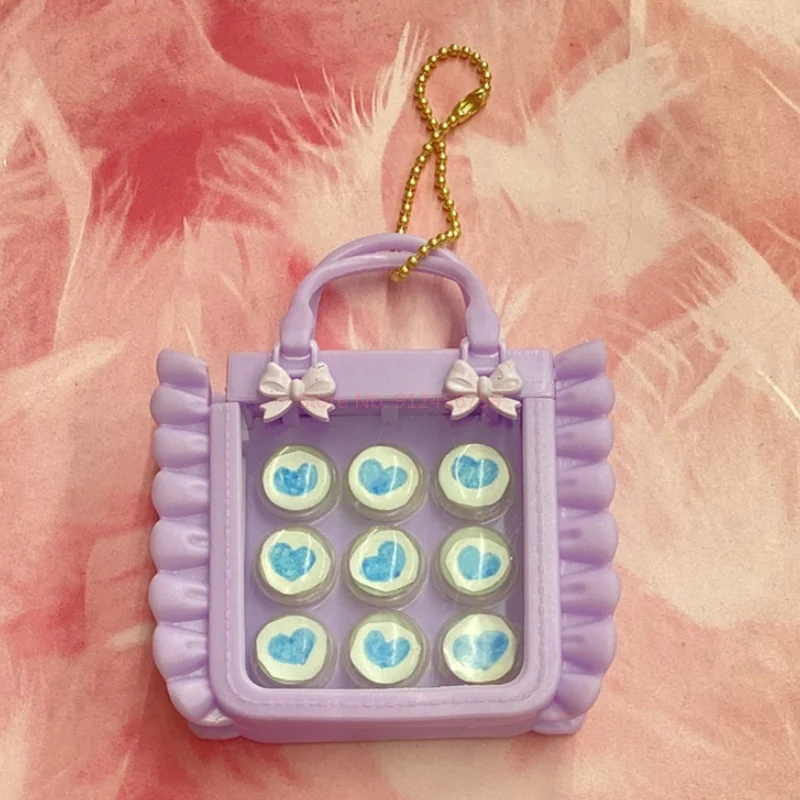 ألعاب كبسولة الأرواح الأصلية قابلة للاستخدام حقًا! حقيبة صغيرة Oshigoto التميمة شفافة شارة تخزين حمل دمية أرقام لعبة