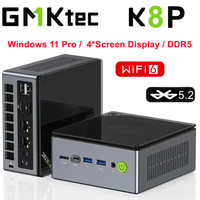 GMKtec K8 PLUS MINI PC R7 8845HS Windows 11 Pro DDR5 5600Mhz PCIe4.0 Nvme SSD WIFI6 BT5.2 4 Screen Display Dual Cooling Fans