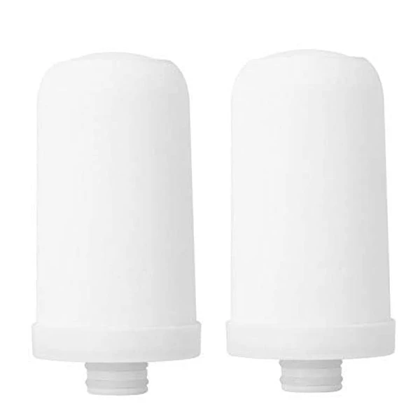 Filtragem cerâmica da torneira, Cartucho do filtro de água, Purificador De Torneira De Cozinha, Substituição Home, 2pcs