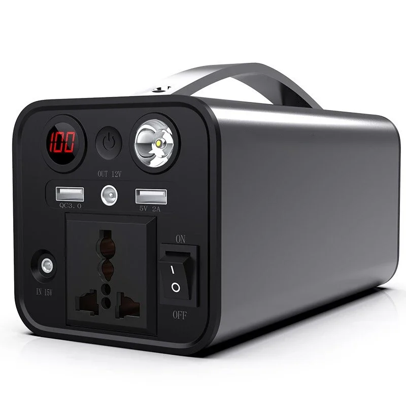 220V 68000mAh Generator Battery Charger 180W Portable Power Station Outdoor Emergency Power Supply Camping Power Bank Inverter