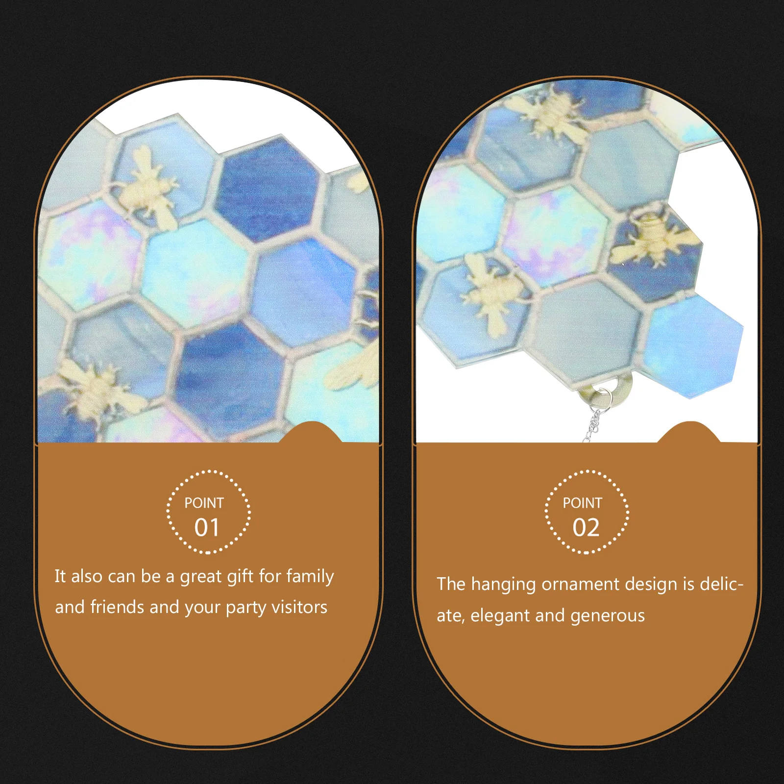 

1Pcs Colorful Honeycomb Hanging Ornament Delicate Craft for Party Celebration Door Window Hanging Decor Honeycomb Decor