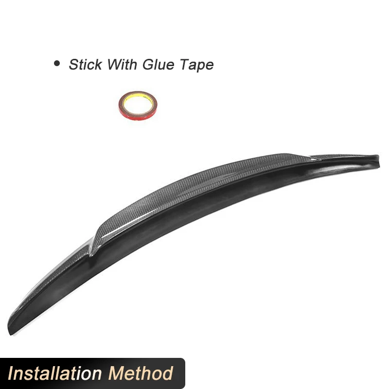 ألياف الكربون الخلفي الجذع المفسد أجنحة ل جاكوار XE XEL سيدان 4-Door 2015-2018 سباق السيارات الخلفي سبويلر التمهيد الجناح الشفاه طقم الجسم