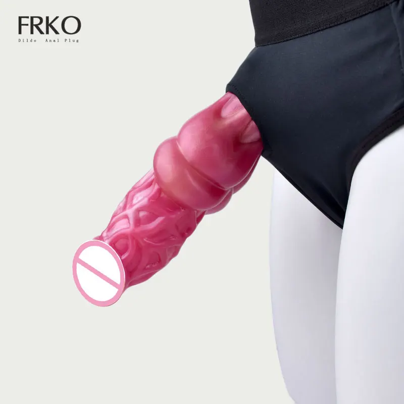 

FRKO Silicone Penis Enlargement Big Knot Cock Ring Male Dick Sleeve Sex Toys For Men Delay Ejaculation 18+ Adult Products