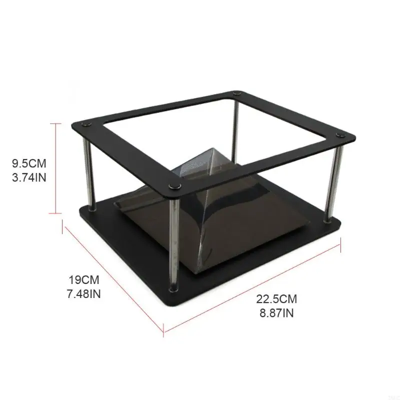 T8UC Tablet universale per PC ologramma 3D Display piramidale Supporto per proiettore Immagini a 360 gradi Interazione con per