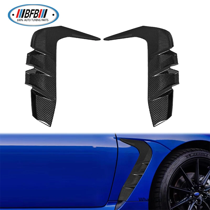 

Carbon Fiber Exterior Trim Side Fender Vents Air Vent Car Accessories for Subaru BRZ 2022 Toyota GR 86