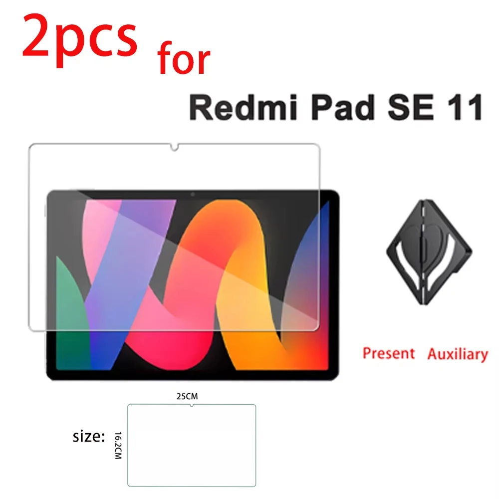 

2PCS HD Tempered Glass Screen Protector For Xiaomi Redmi Pad SE 11-inch 2023 Tablet Protective Film Scratch Proof Glass