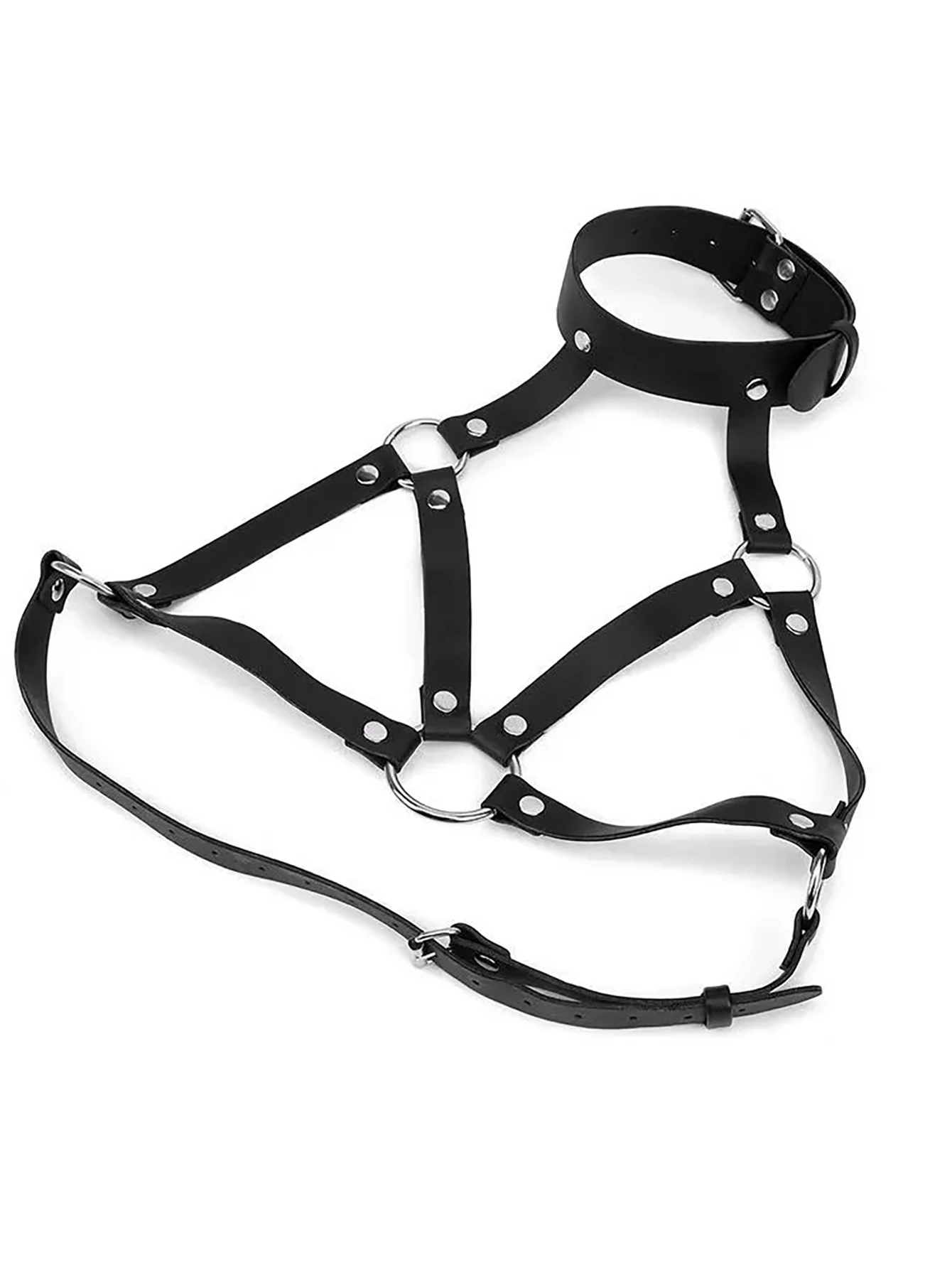 Sexy Women\'s Harness Bra Bondage Cage Underwear Suspenders Leather Harness Bdsm Lingerie Sword Belt Straps Gothic Decor Belt