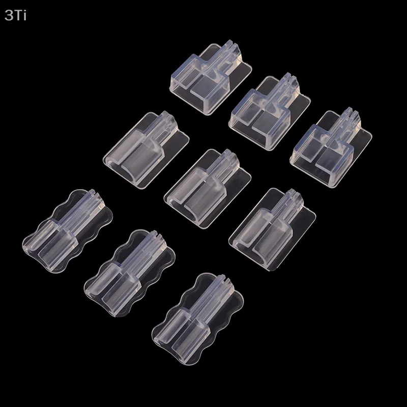 "부드러운 실리콘 휴대폰 케이블 와인더 및 보호 장치, 투명 케이스 클립 - 10개 팩"