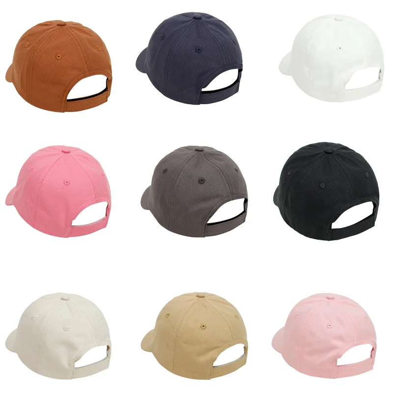 Solid Color Baseball Cap Children\'s Hat for Lovely Baby Cotton Breathable Kids Hats Girl Boy Simple Style Baby Caps for Boys