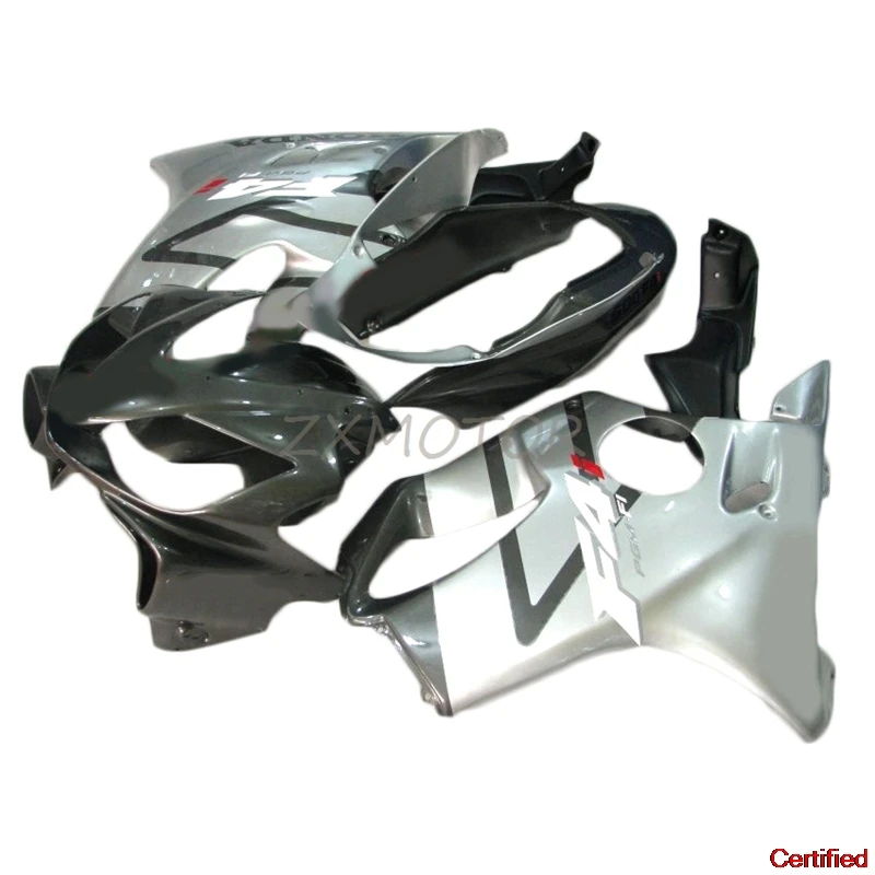 

High Quality Full body kits For Honda Fairing Kit cbr 600 f4i 04 05 06 07 Silver fairings CBR600 F4i 2004 2005 2006 2007 SZ26