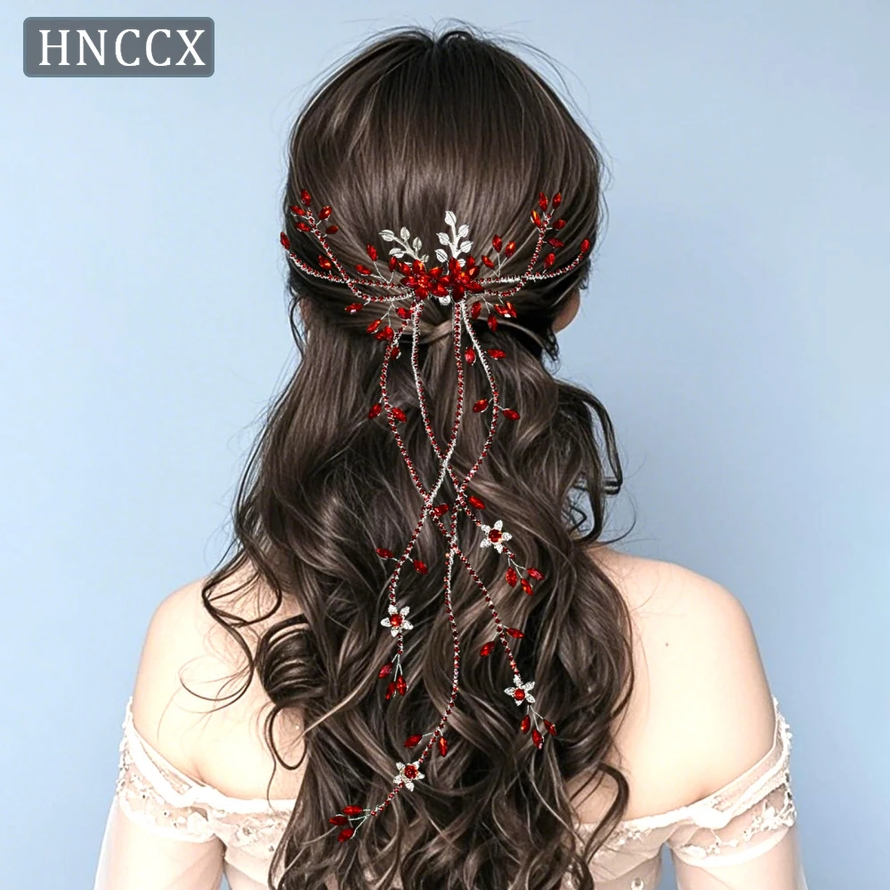 

HNCCX Rhinestone Wedding Hair Comb Alloy Leaf Bride headdress Woman Headpiece Bridal Headwear Party Hair Accessories CP873