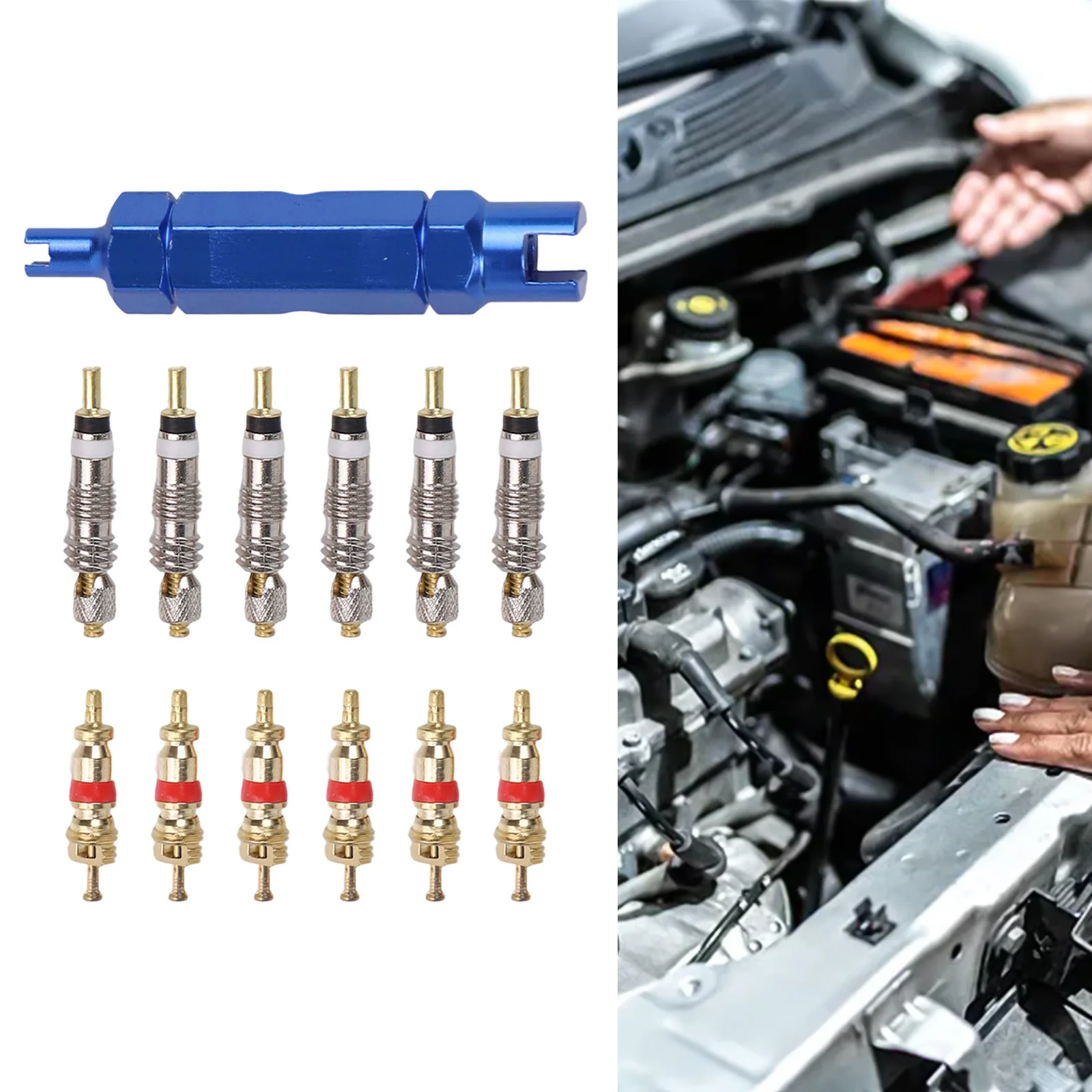for presta Valve Cores for Mountain Bike Tool Air-tight Reliable Performance Enhances Tire Performance Bike Maintenance For