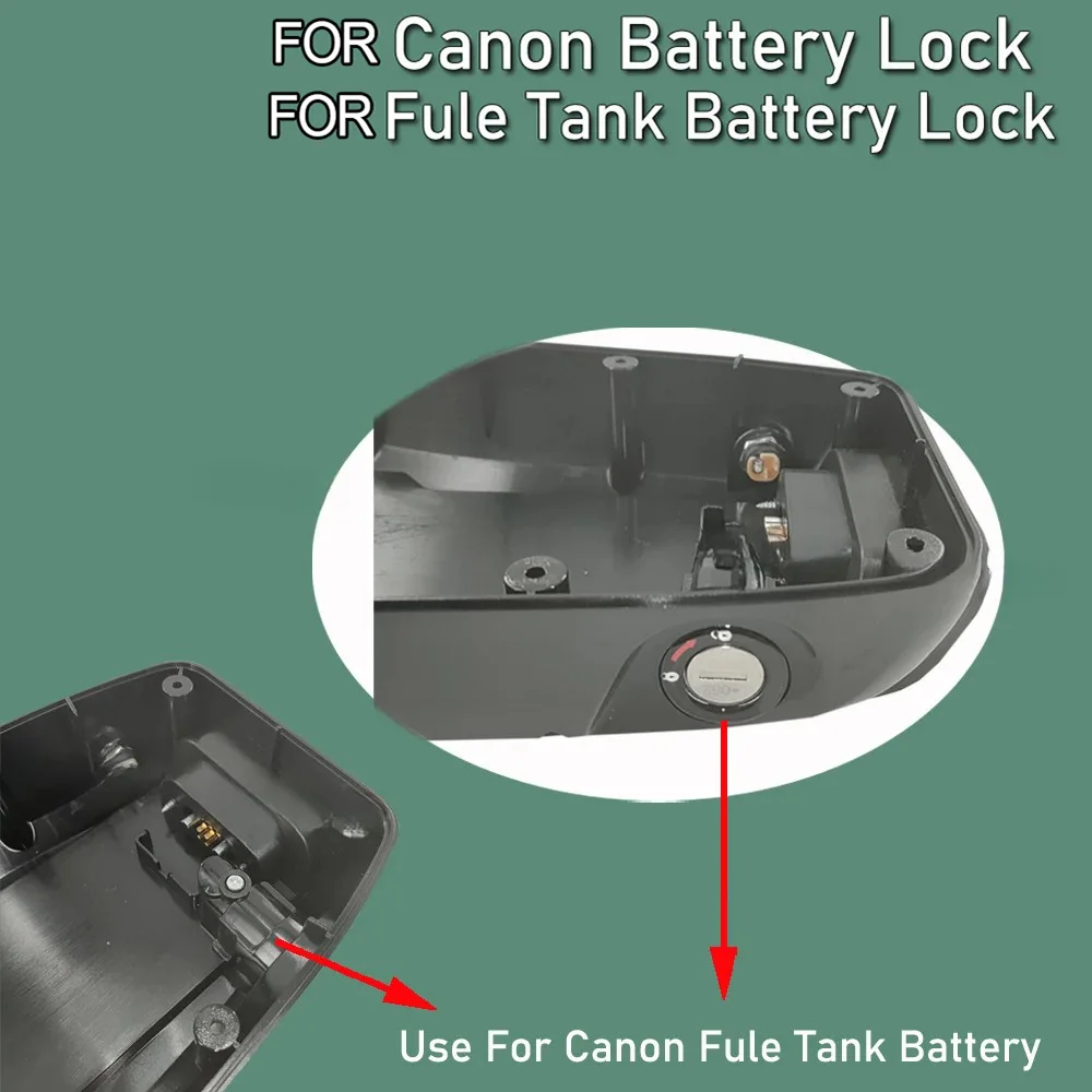 

Battery Box Lock Electric Bike Lock Metal And ABS Construction Compact Size Replacement Battery Lock For Bikes