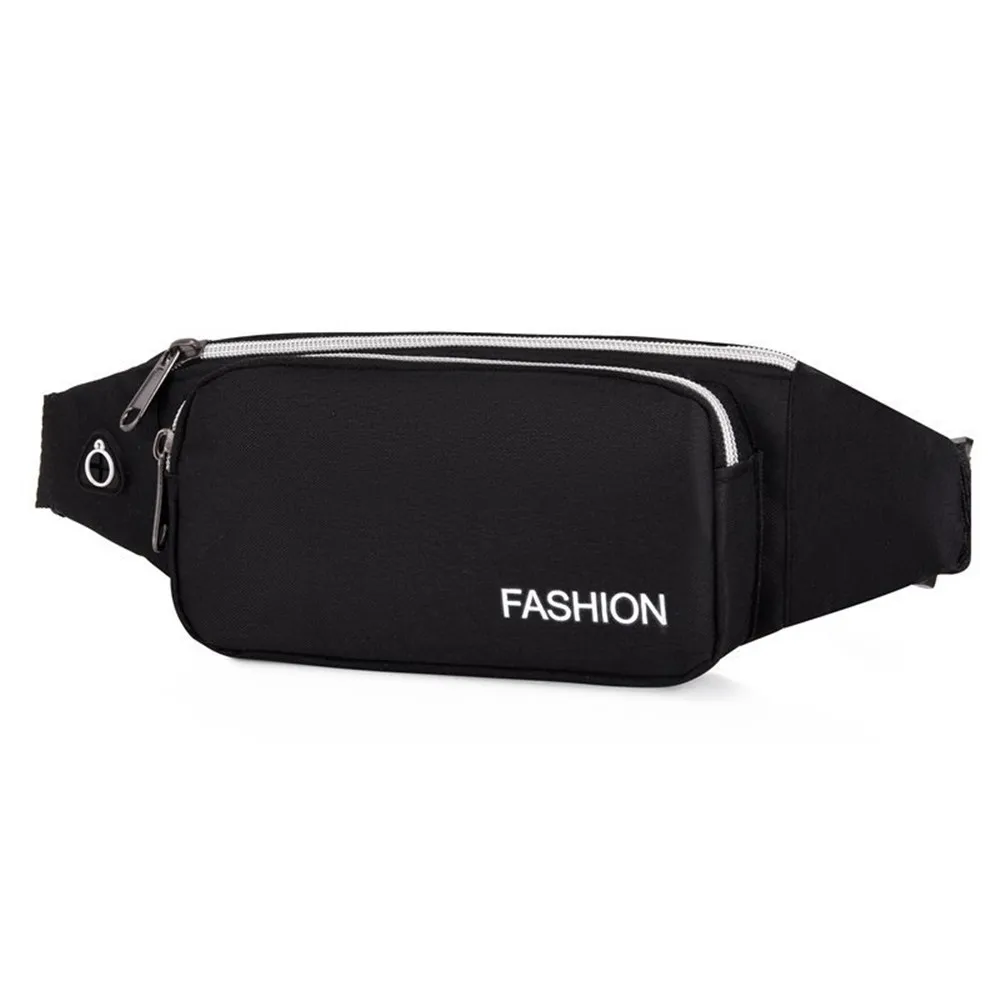 Waterproof Man Women Waist Bag Fanny Pack Fashion Chest Pack Outdoor Sports Crossbody Bag Casual Travel Belt Bag Hip Waist Packs