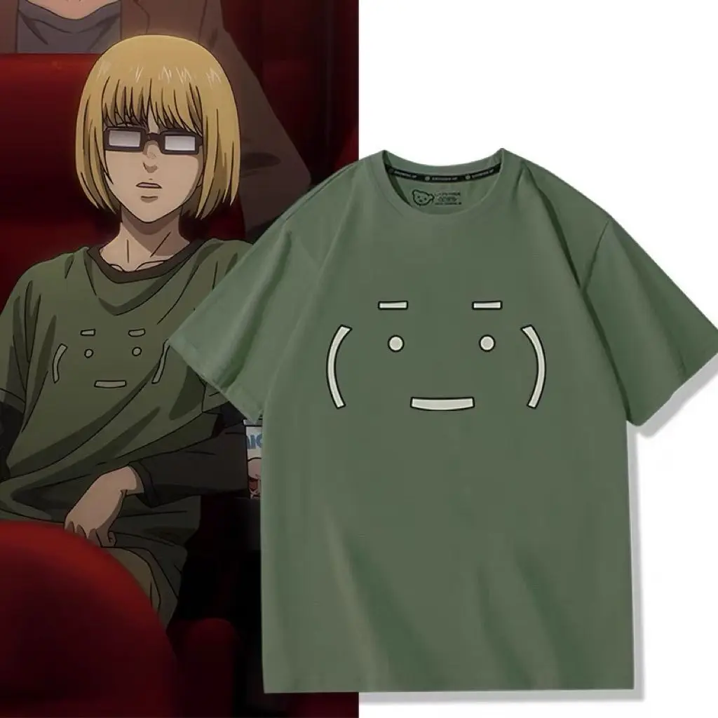 japan-attack-on-titan-cos-costume-armin's-same-style-short-sleeved-japanese-top-round-neck-t-shirt
