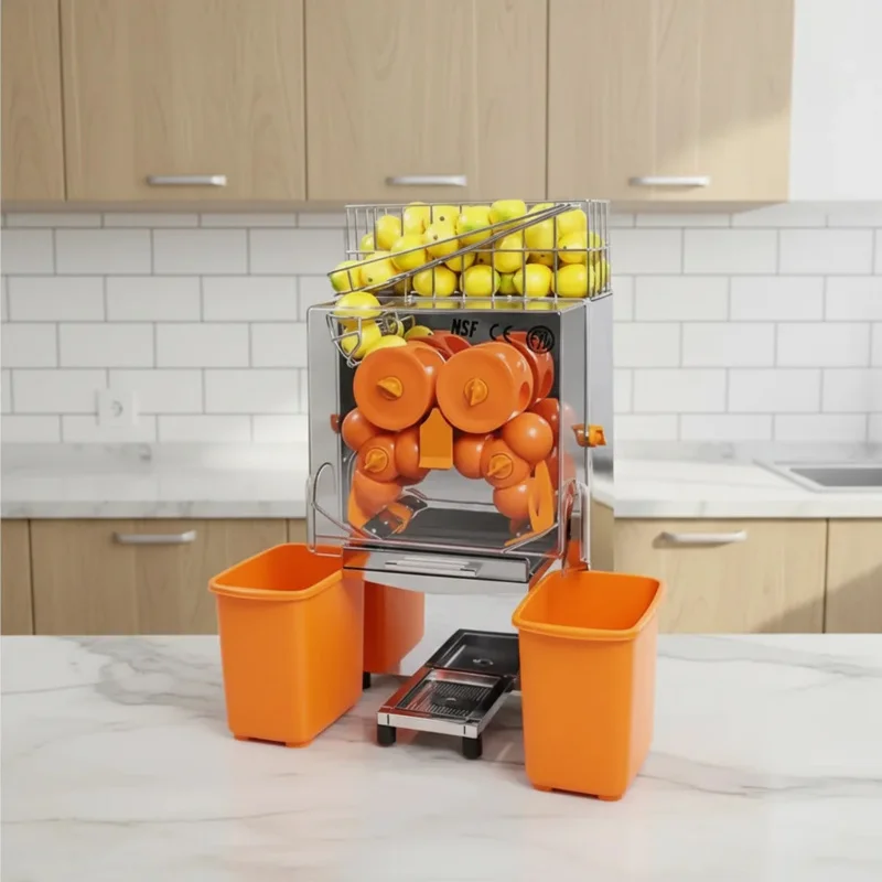 2026 Best Quality Factory Cheap Price Industrial Orange Juicer Machine 220V Motor High Productivity Automatic For Hotels