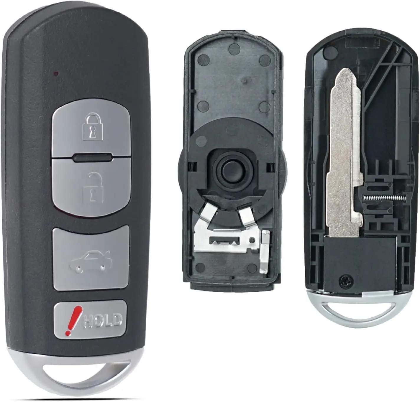 

Key Fob Shell Case Replacement for Mazda 3 6 MX-5 CX-5 CX-9 2014-2019 4 Button Remote