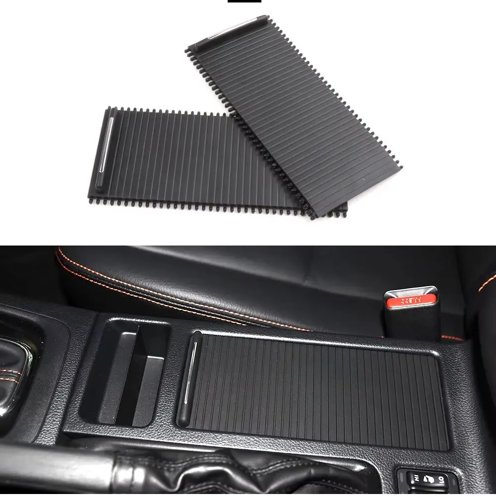 Center Console Cup Holder Sliding Shutters Roller Blind Cover Trim 66155-AG100-JC For Subaru Outback Legacy Impreza XV WRX