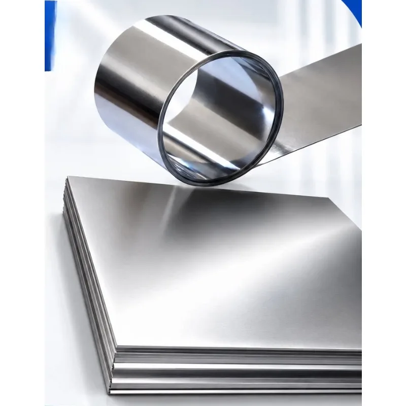 Mirror Stainless Steel Foil, Ultra-thin Hand Tear Steel Sheet for Lab Research Experiment