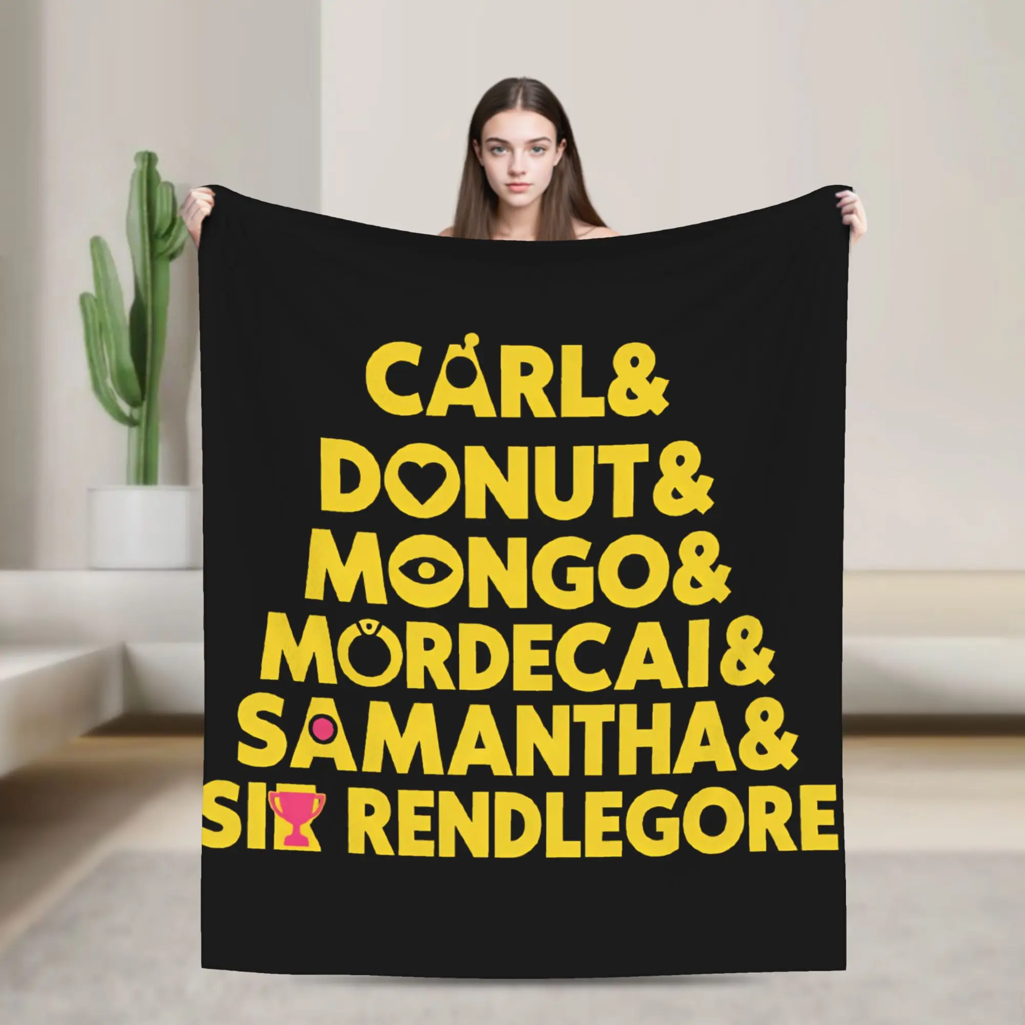 Dungeon Crawler Carl Donut Mordecai Mongo 1 Blankets Quality Cozy  Throw Blanket Winter Travel Car Living Room Pattern Bedspread