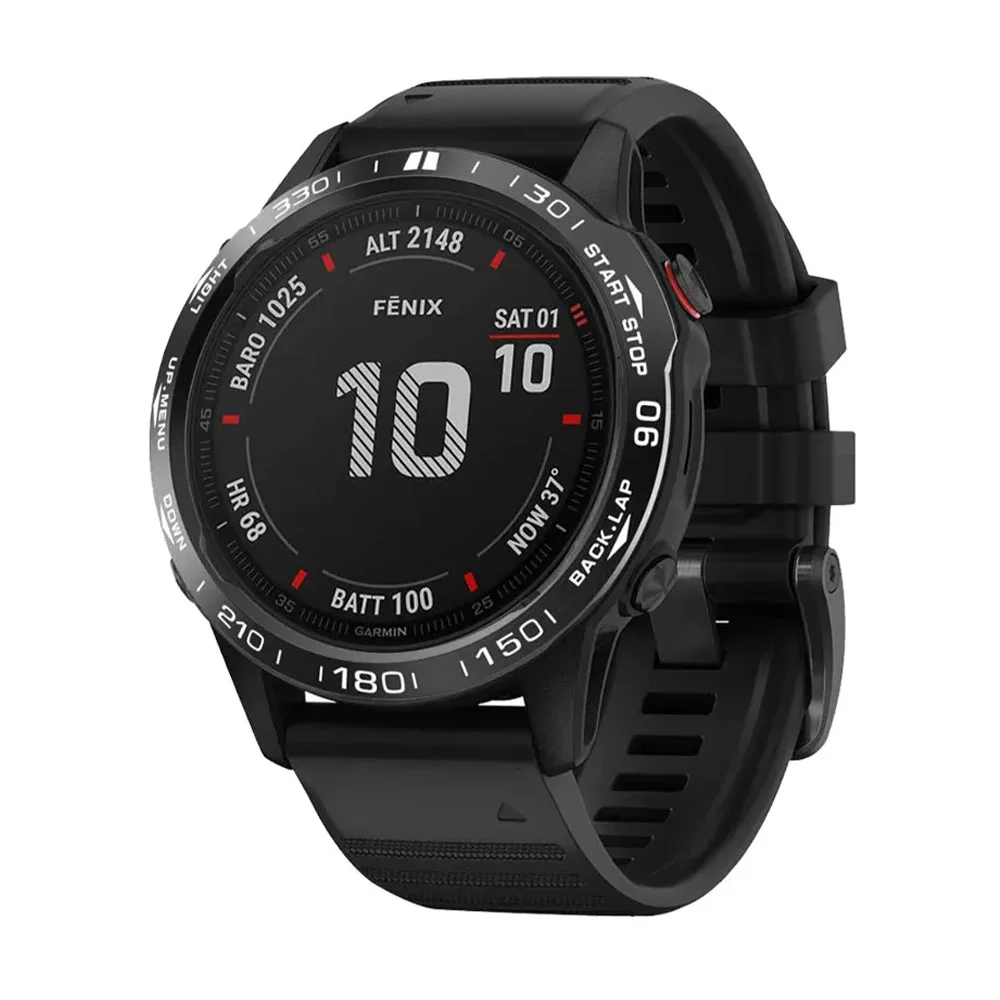 Watch Bezel Ring Styling for Garmin Fenix 6 6X Anti-Collision Metal Stainless Steel Timezone Racing Speed fit Fenix 6/6X Pro
